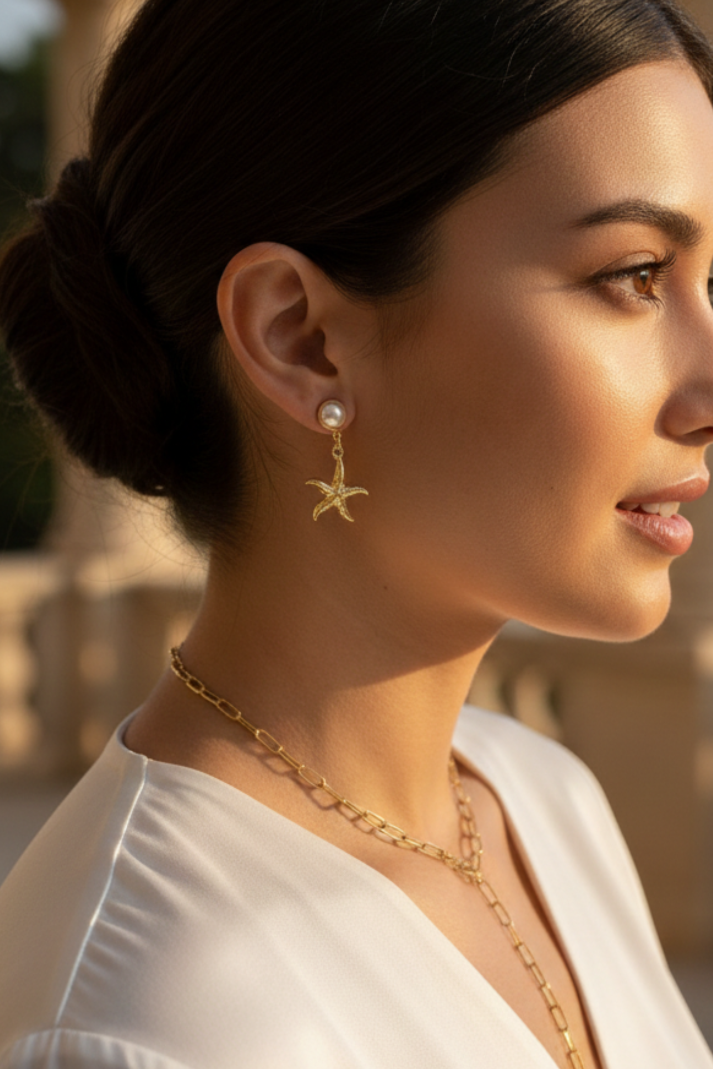 🤍 Aretes Elena